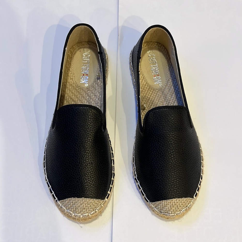 Black espadrilles